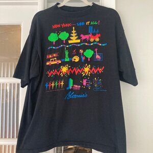 Low & Behold 1992 New York City Bloomingdales  Single Stitch Tee X Large